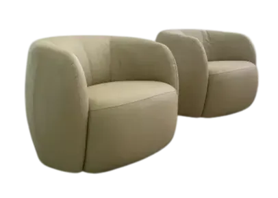 Poltrona de couro sofisticada 6