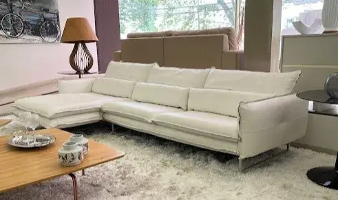 Sofá de couro premium 4