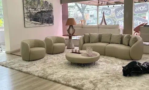 Sofá de couro premium 5